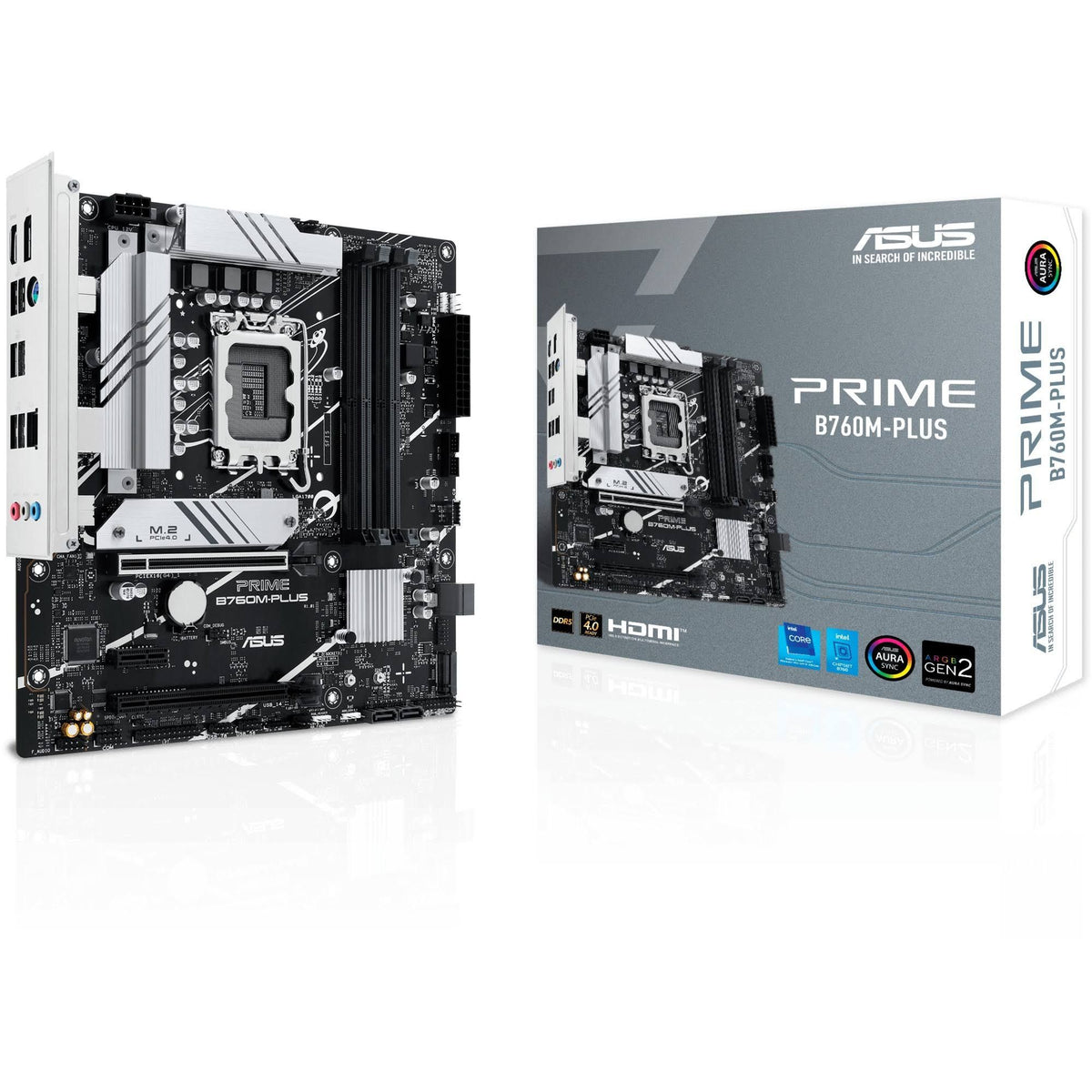 ASUS PRIME B760M PLUS(Noir/Argent)