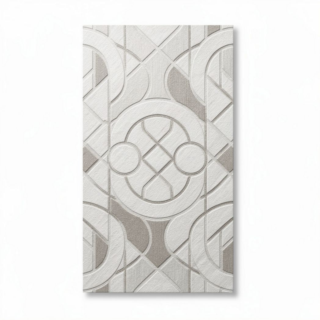 Tapis d'entrée en polyester beige 40 x 20 x 1cm pour intérieur et extérieur
