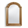 Miroir en métal doré avec cadre strié dimensions 80 x 50 x 3cm
