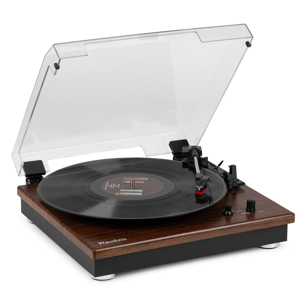 Audizio RP112D Tourne-disque BT in/out Bois foncé(Bois Foncé/Noir)