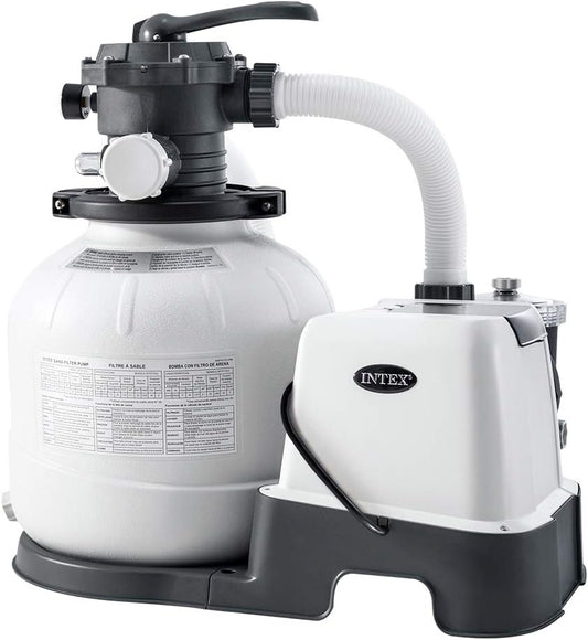 Intex combo filtre sable 6m³/h + stérilisateur sel QX2100