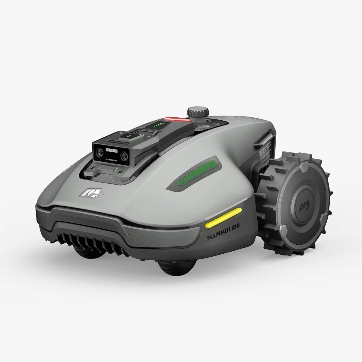 YUKA mini 800 Meilleure Machine à Couper l'Herbe Leader en Sécurité. Reposez-vous en Toute Sérénité Lors de Votre Absence(Gris/Noir)