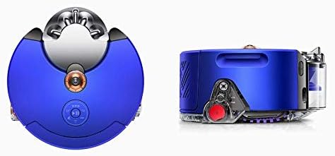 Dyson 360 Heurist Robot aspirateur Léger - Apprend et s'adapte à Votre Maison - Nickel Bleu(Bleu)
