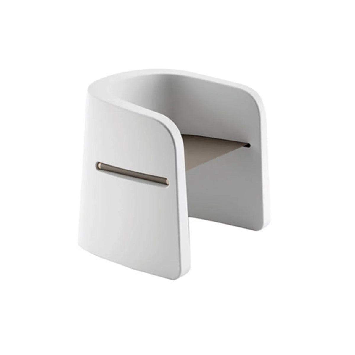 Assise Talea, structure en polyéthylène pour usage extérieur(Gris Tourterelle)