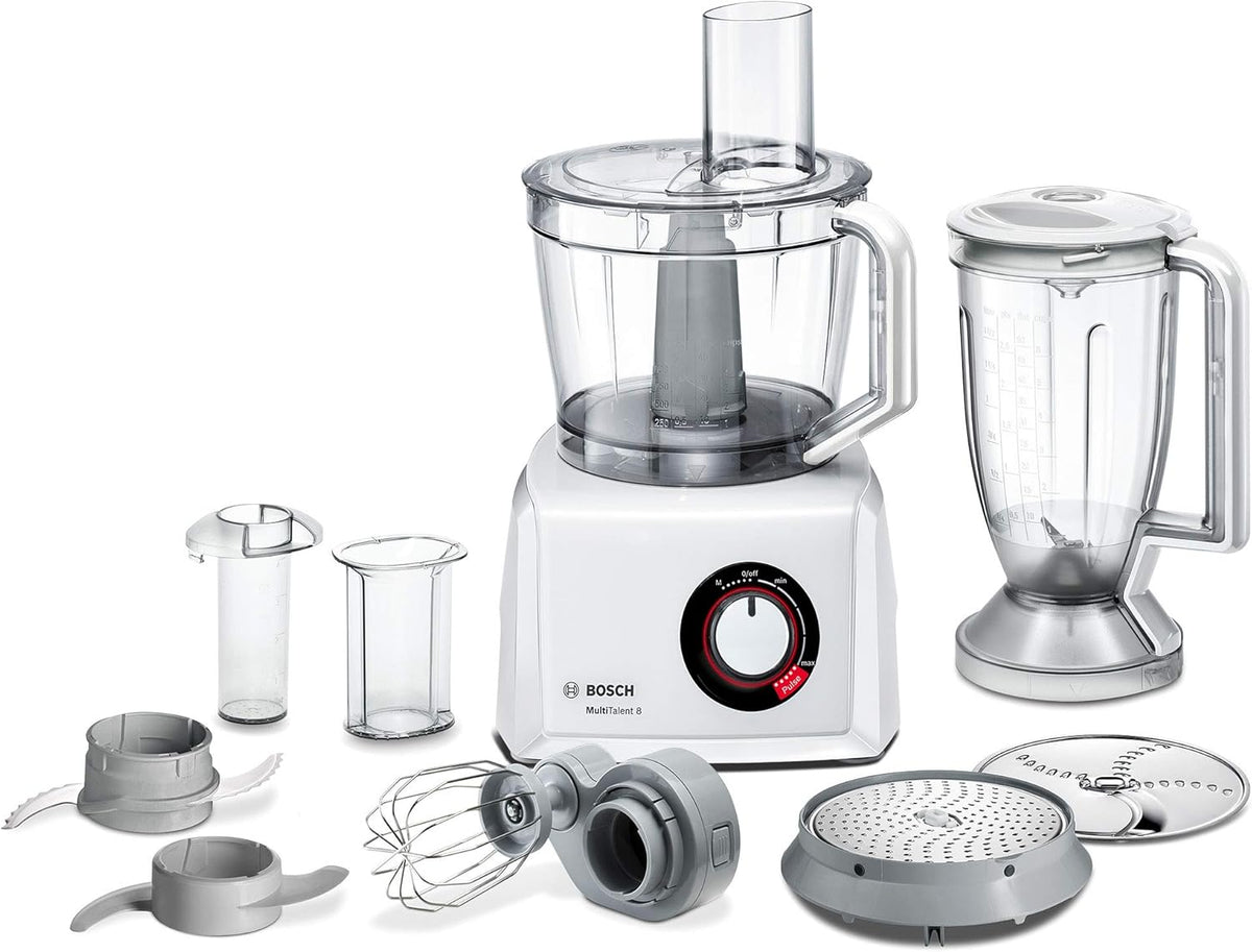 Bosch MultiTalent 8 MC812M844 – Robot de cuisine polyvalent avec plus de 50 fonctions – 1250 W – Grande capacité de 3,9 L – Couleur : Noir(1000W/MultiTalent 8/Unique)