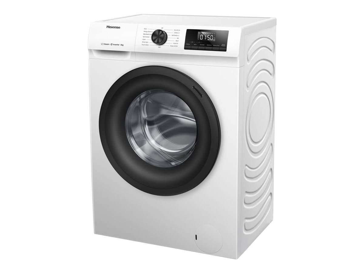 Lave-linge hublot Hisense WF1Q8041BW 8kg(Blanc/Noir)