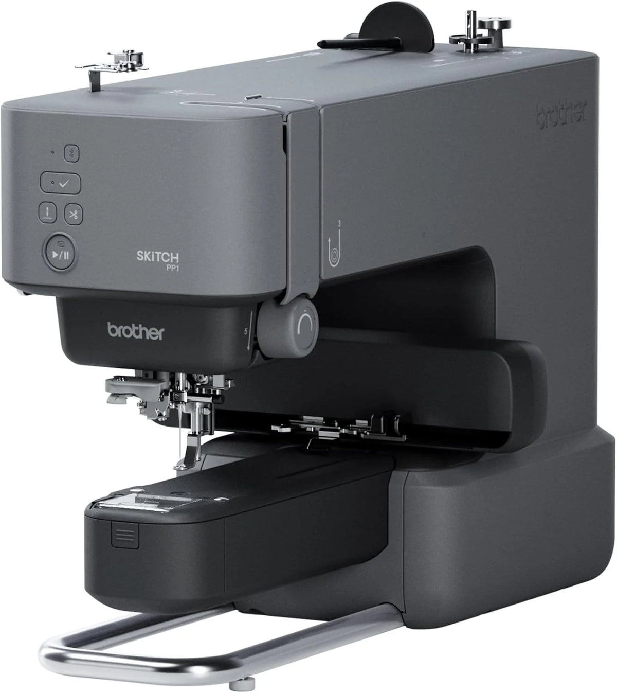 Artemio Brother Skitch PP1 brodeuse automatique, compacte, gris