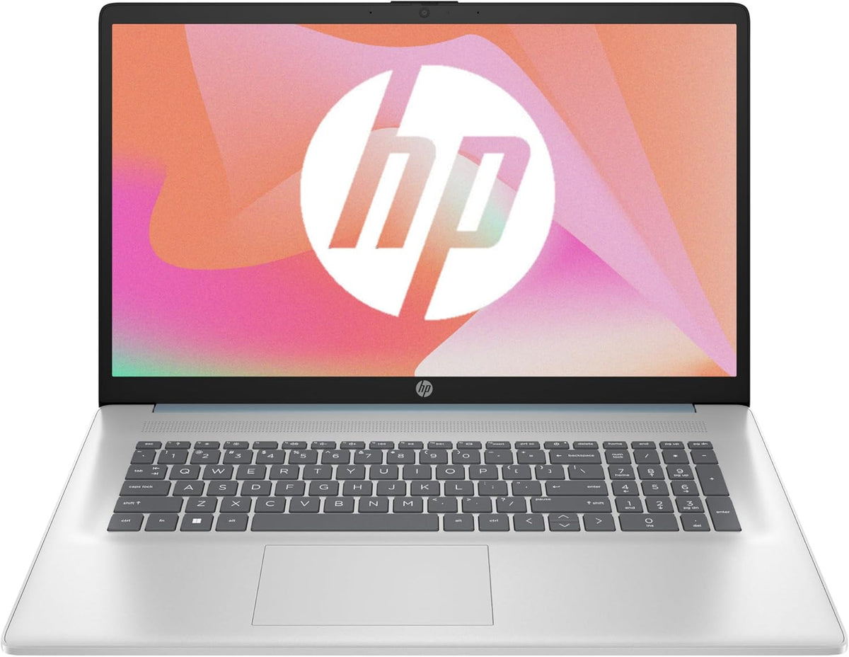 HP 17-cp2003sf Ordinateur Portable 17,3 FHD IPS, PC Portable (AMD Ryzen 5 7520U, RAM 16 Go, SSD 512 Go, AMD Radeon Graphics, Windows 11), Laptop Argent, Clavier AZERTY