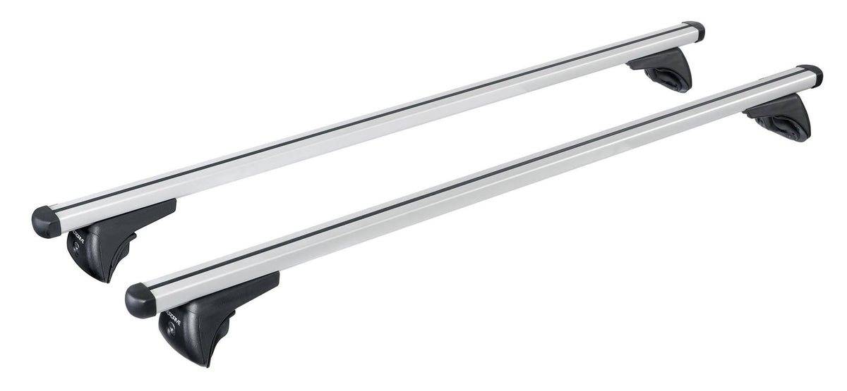 Porte Skis Nordic et Barres de toit pour Lexus RX tous types 2016 à 2019.(Argent/Noir)