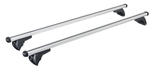 Porte Skis Nordic et Barres de toit pour Lexus RX tous types 2016 à 2019.(Argent/Noir)
